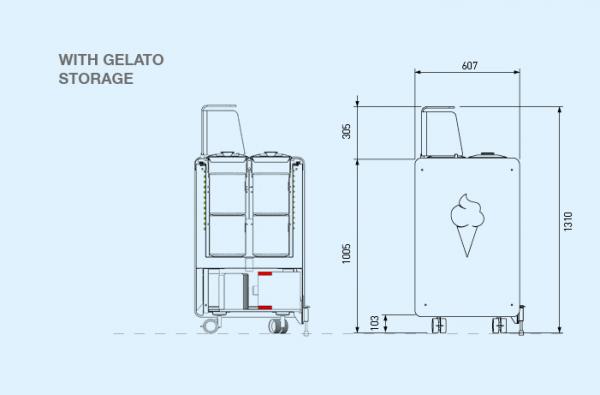 brx joy with gelato storage